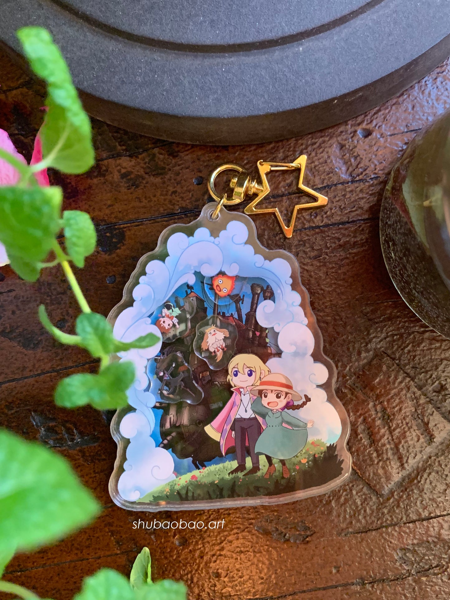 Acrylic Shaker- Howl's Moving Castle