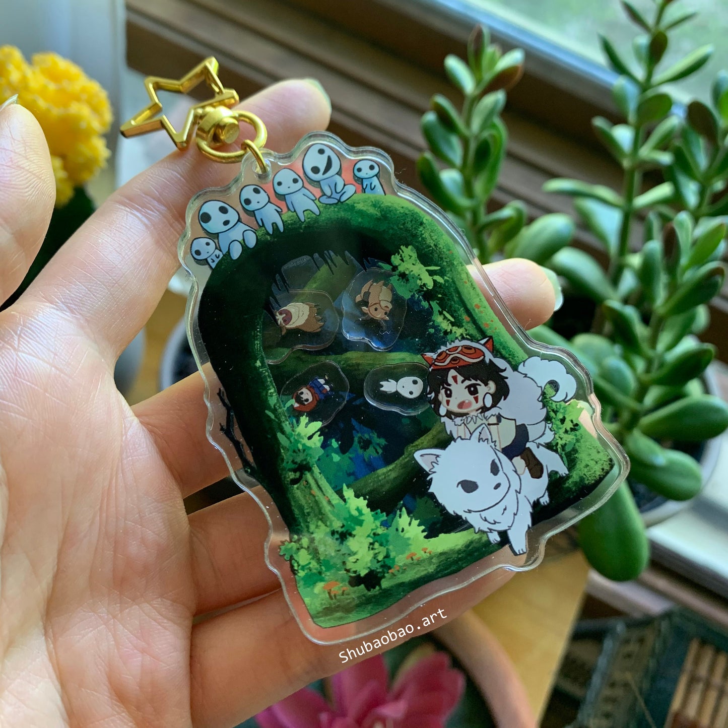Acrylic Shaker- Princess Mononoke